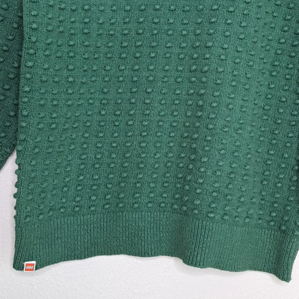 Men's Textured Sweater LEGO Collection x Target Green Medium